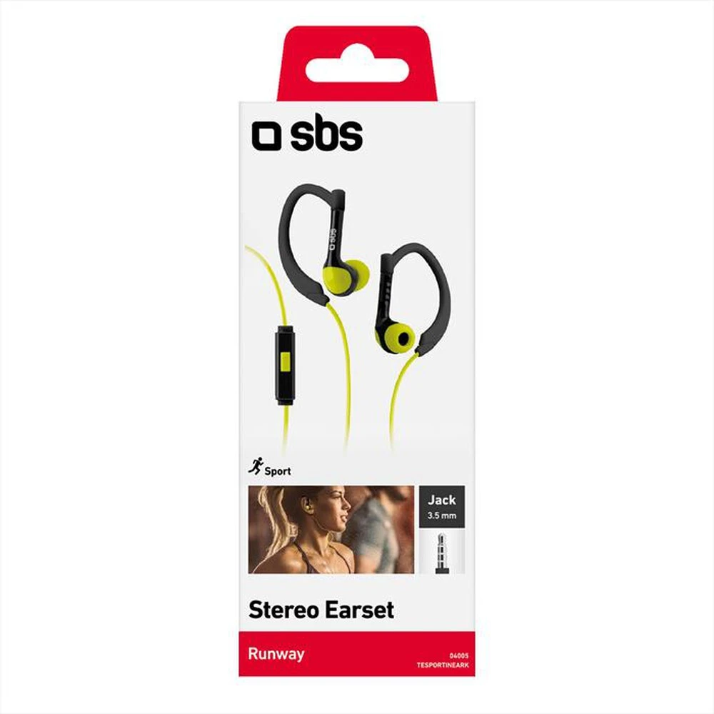 SBS - Auricolari Filo Stereo In-ear Runway Sport IPhone-Giallo 6 SBS - Auricolari Filo Stereo In-ear Runway Sport IPhone-Giallo - immagine 4