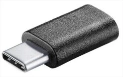 CELLULARLINE - CHADUSBCK Microusb-usb-c Adattatore Usb-Nero