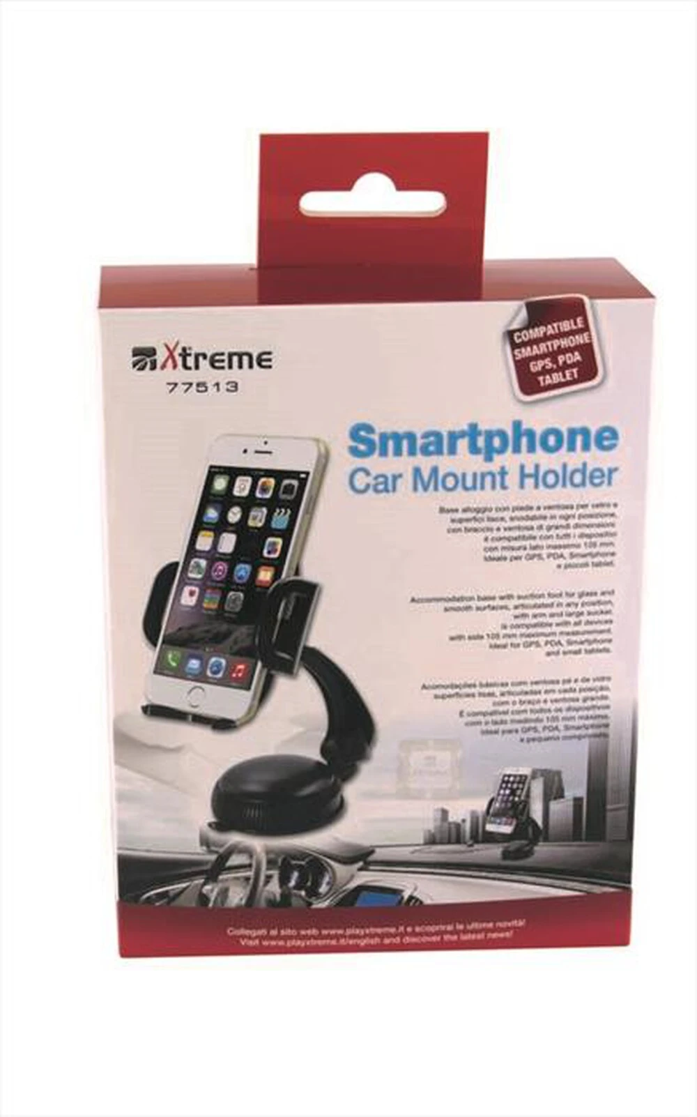 XTREME - 77513 - Car Holder A Ventosa 3 XTREME - 77513 - Car Holder A Ventosa