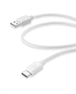 CELLULARLINE - USBDATA06USBCW Cavo Dati USB-60 Cm-Bianco