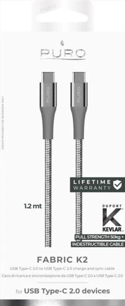 PURO - CUSBCUSBCFABK2SPGREY - SPACE GREY