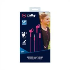 CELLY - UP400ACTPK AURICOLARI STEREO 3.5MM ACTIVE ROSA-Rosa/Plastica -Negozio Di Elettronica 182039716 2