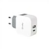 CELLY - TCTYPECUSBWH CARICATORE 2 PORTE USB-USBC BIANCO-Bianco/Plastica