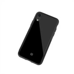 CELLY - COVER PER IPHONE XR-Nero/Vetro Temperato+TPU
