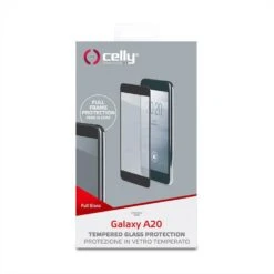 CELLY - FULLGLASS832BK FULL GLASS GALAXY A20-Trasparente Bordi Neri/Vetro -Negozio Di Elettronica 192002994 2