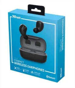 TRUST - NIKA COMPACT BLUETOOTH EARPHONES-Black -Negozio Di Elettronica 192014992 12