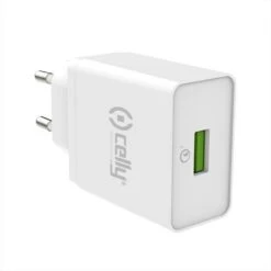CELLY - TCUSBQC30WH-TC USB QC30-Bianco/Plastica -Negozio Di Elettronica 202003062 2