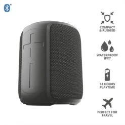 TRUST - CARO COMPACT BLUETOOTH SPEAKER-Black