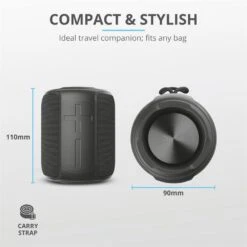 TRUST - CARO COMPACT BLUETOOTH SPEAKER-Black -Negozio Di Elettronica 202007673 10