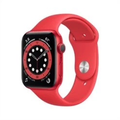 APPLE - Apple Watch Series 6 GPS 44mm Alluminio Rosso-Cinturino Sport Rosso