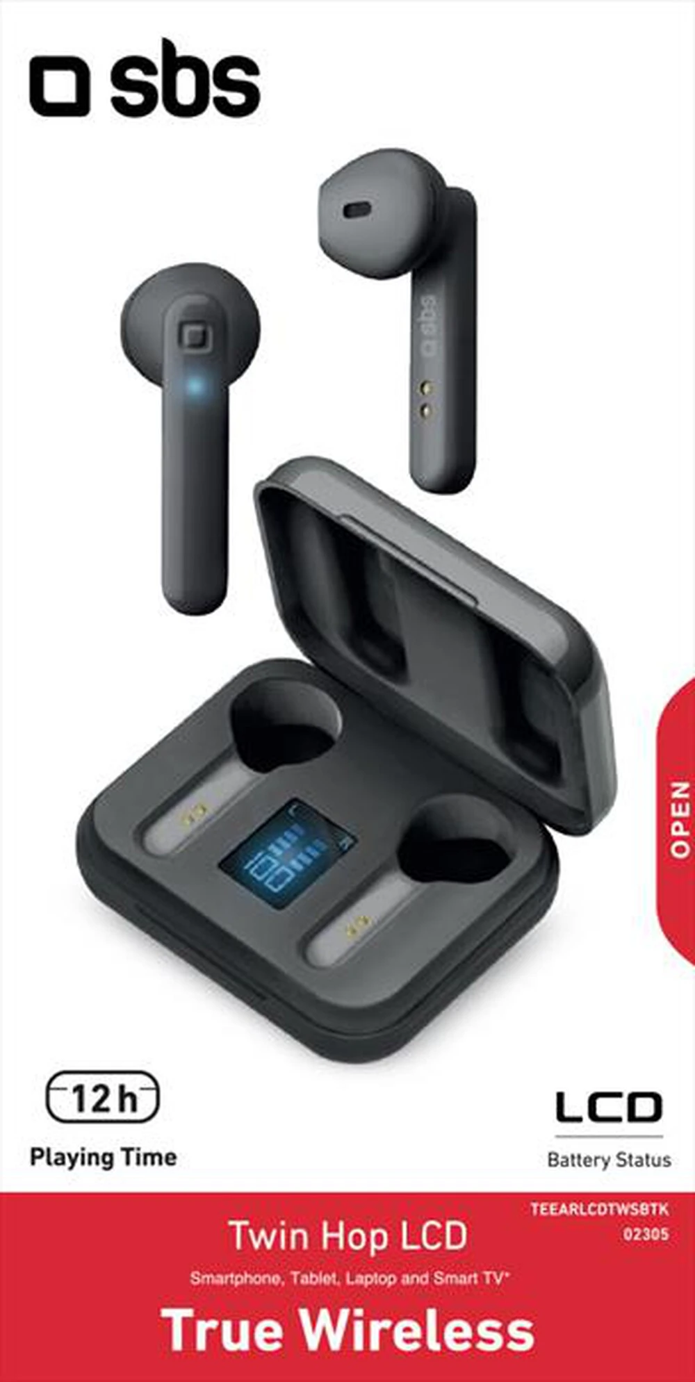 SBS - TEEARLCDTWSBTK-Nero 3 SBS - TEEARLCDTWSBTK-Nero