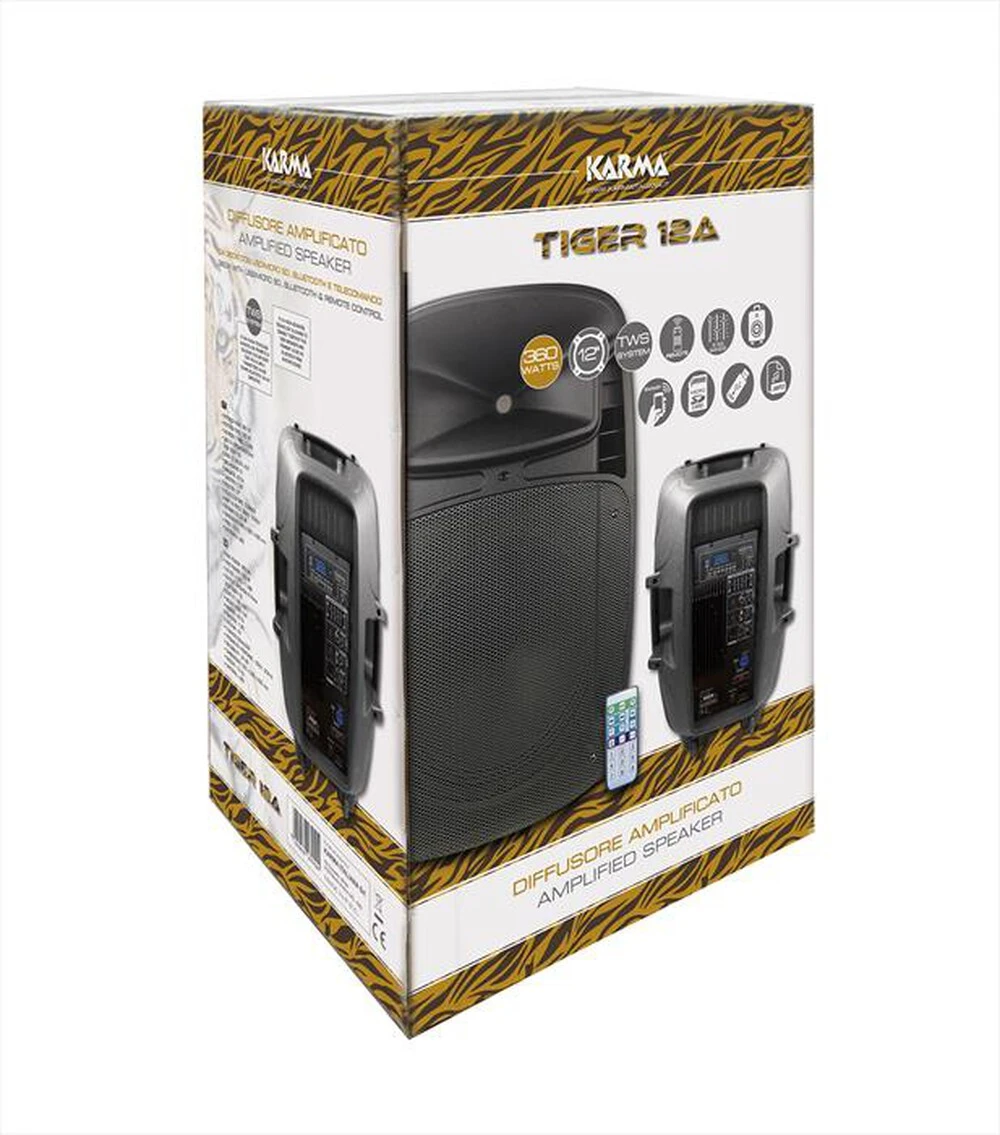 KARMA - TIGER 12A-Nero 5 KARMA - TIGER 12A-Nero - immagine 3