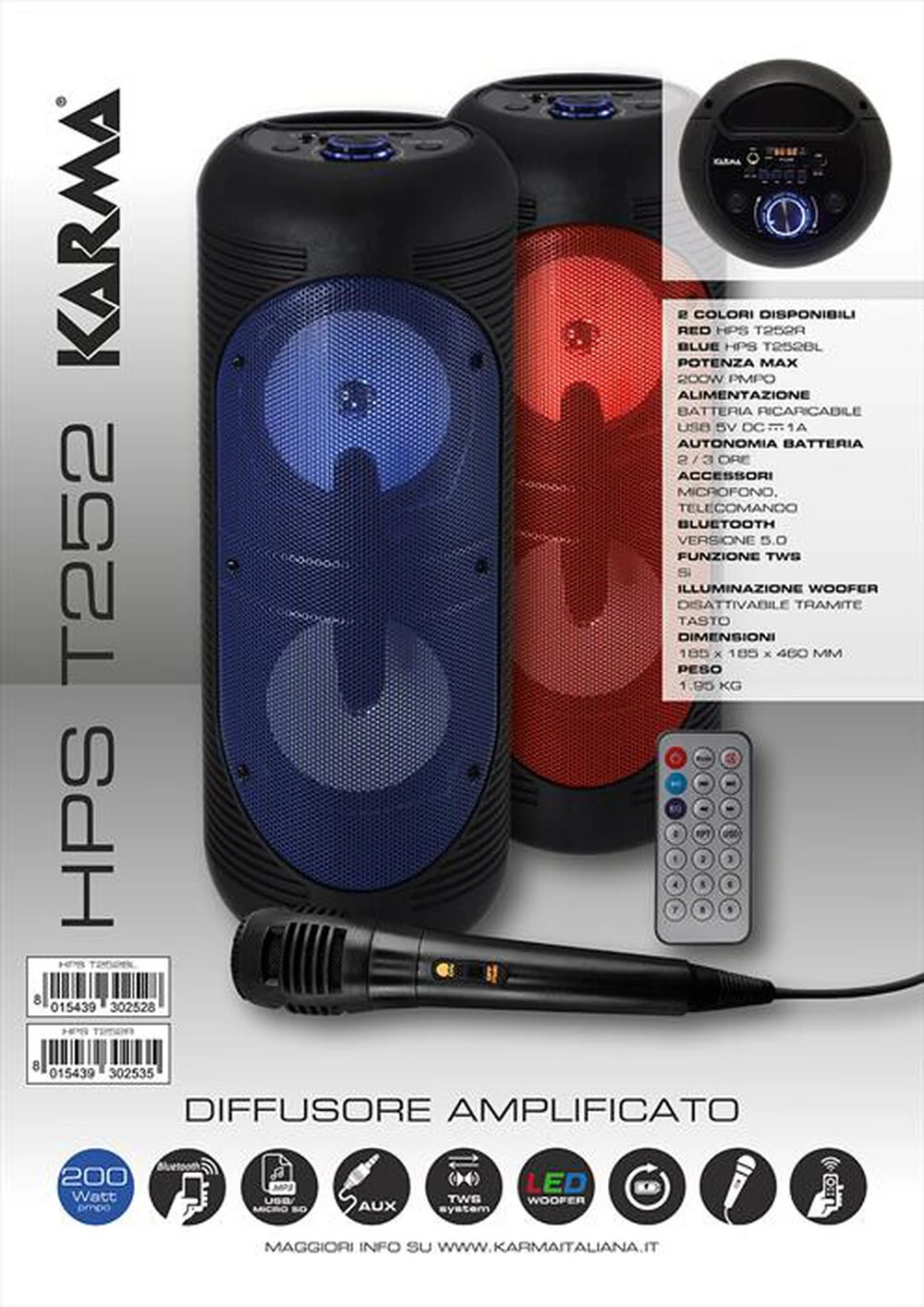 KARMA - HPS T252BL-Blu 6 KARMA - HPS T252BL-Blu - immagine 4