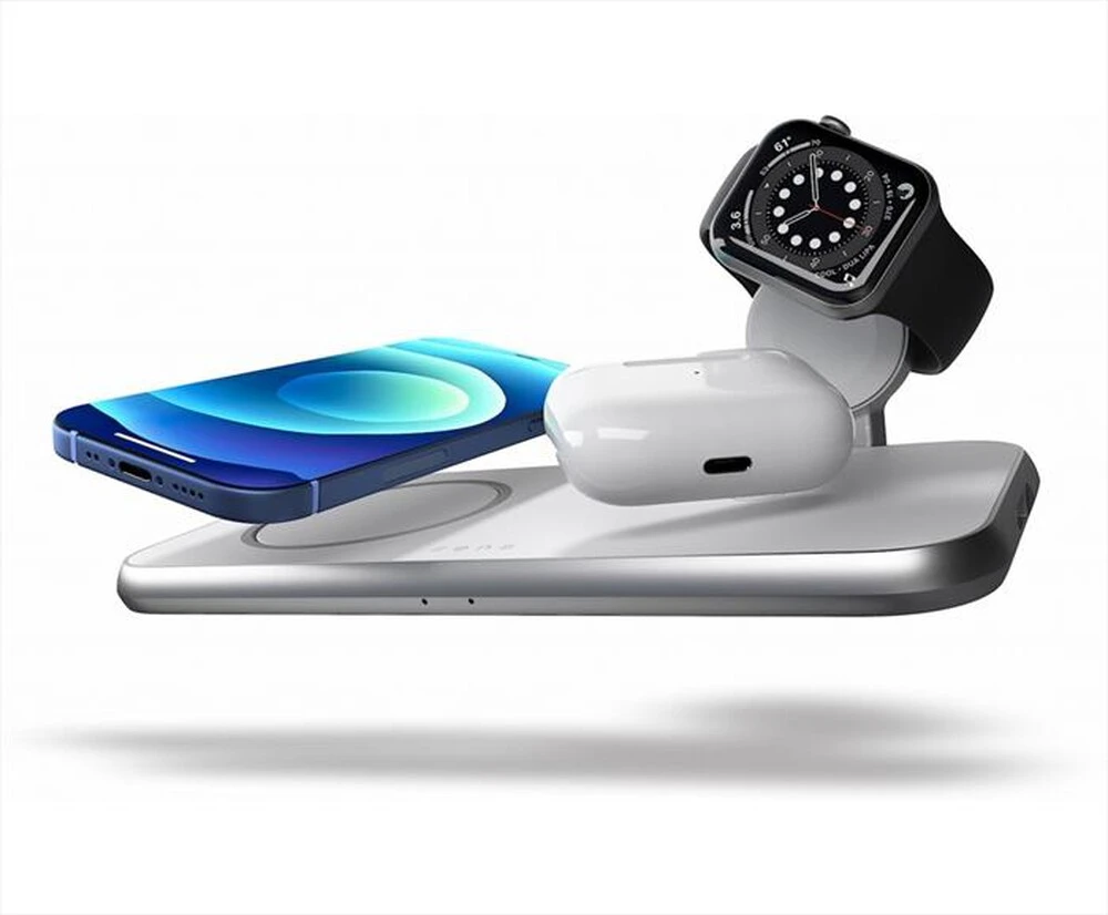 ZENS - 4IN1 MAGSAFE WIRELESS CHARGER-White 3 ZENS - 4IN1 MAGSAFE WIRELESS CHARGER-White