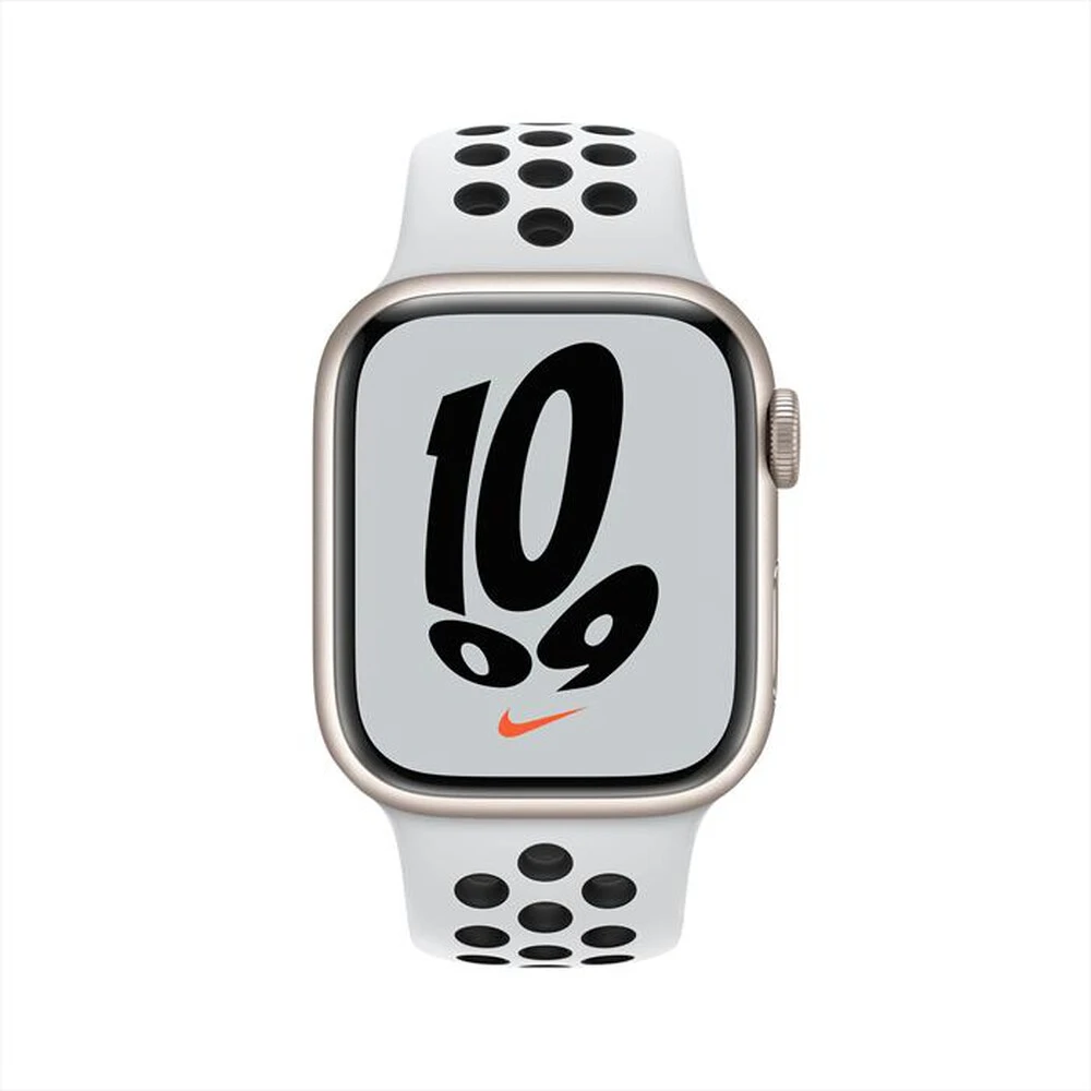 APPLE - Apple Watch NIKE Series 7 GPS+Cellular 41 Allu-Galassia Sport PlatinoPuroNero 4 APPLE - Apple Watch NIKE Series 7 GPS+Cellular 41 Allu-Galassia Sport PlatinoPuroNero - immagine 2