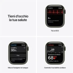 APPLE - Apple Watch Series 7 GPS+Cellular 41mm Alluminio-Cinturino Sport Verde 12 APPLE - Apple Watch Series 7 GPS+Cellular 41mm Alluminio-Cinturino Sport Verde -Negozio Di Elettronica 212012805 4