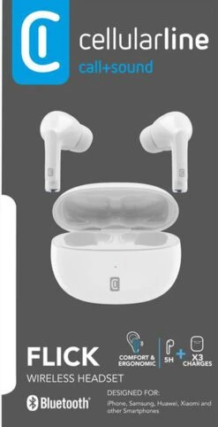 CELLULARLINE - BTFLICKTWSW-Bianco