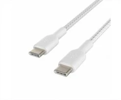BELKIN - CAVO INTRECCIATO DA USB-C A USB-C 2.0 1M-bianco