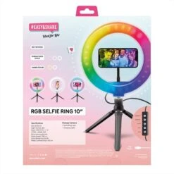 SBS - TESELFIRINGCLIP10RGB Selfie Ring Da 10" -Negozio Di Elettronica 222004059 11