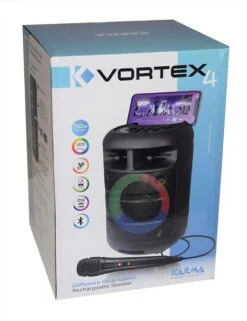 KARMA - Diffusore Ricaricabile Con Microfono VORTEX 4-Nero -Negozio Di Elettronica 222004858 3