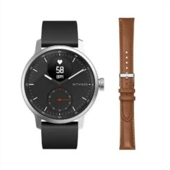 WITHINGS - Smart Watch SCANWACH 42MM + WRISTBAND-Black