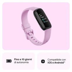 FITBIT - INSPIRE 3 - FB424BKLV-nero/ Lilla Tenue -Negozio Di Elettronica 222008270 1