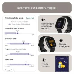 FITBIT - VERSA 4 - FB523BKBK-NERO/ALL GRIGIO GRAFIT -Negozio Di Elettronica 222008272 4
