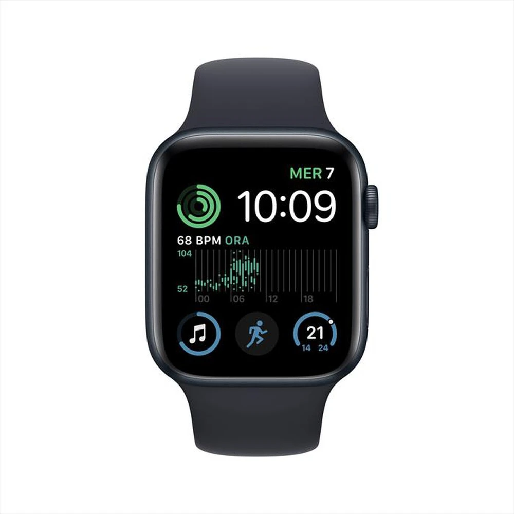 APPLE - Watch SE GPS 44mm Regular-Mezzanotte 4 APPLE - Watch SE GPS 44mm Regular-Mezzanotte - immagine 2