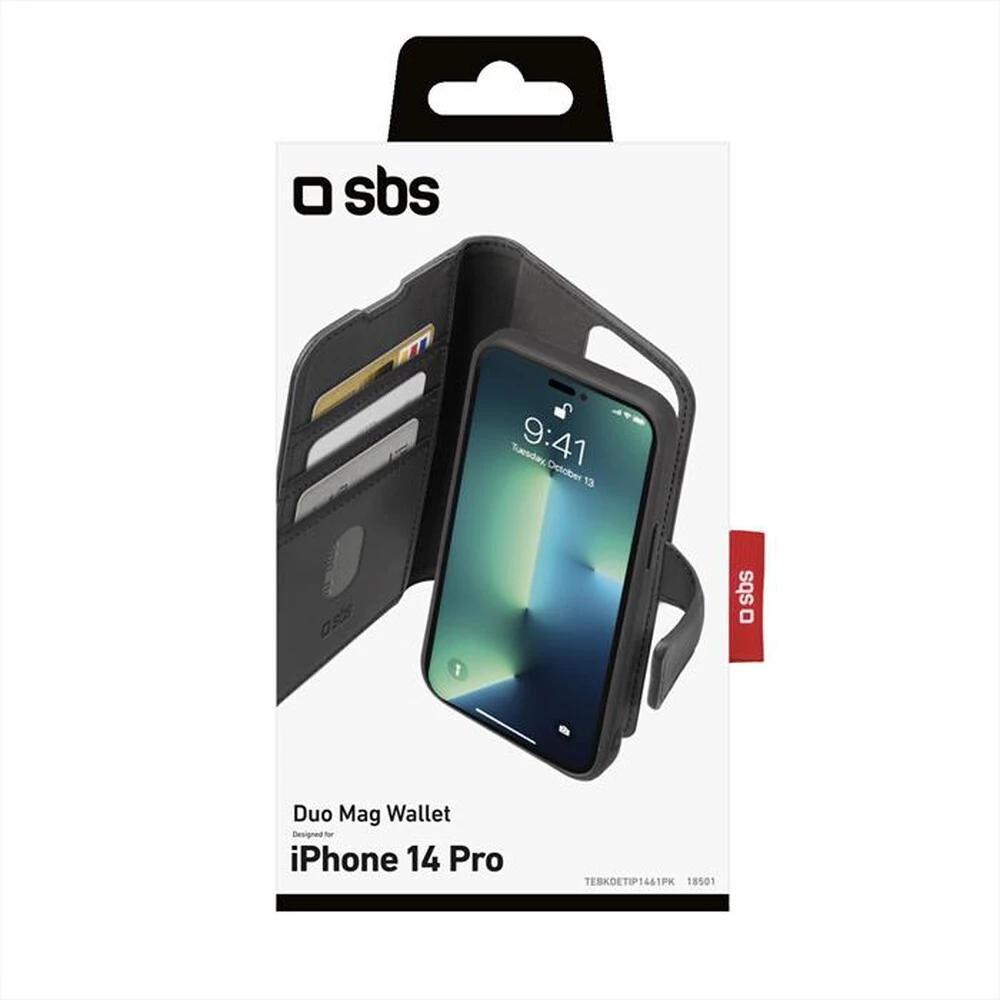 SBS - Cover Duo Mag TEBKDETIP1461PK Per IPhone 14 Pro-Nero 6 SBS - Cover Duo Mag TEBKDETIP1461PK Per IPhone 14 Pro-Nero - immagine 4