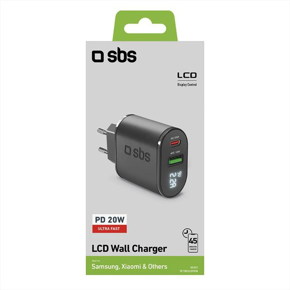SBS - Travel Charger TETREV20PDW-Nero 4 SBS - Travel Charger TETREV20PDW-Nero - immagine 2