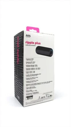 AAAMAZE - SPEAKER BLUETOOTH RIPPLE PLUS-NERO 11 AAAMAZE - SPEAKER BLUETOOTH RIPPLE PLUS-NERO -Negozio Di Elettronica 232001942 4
